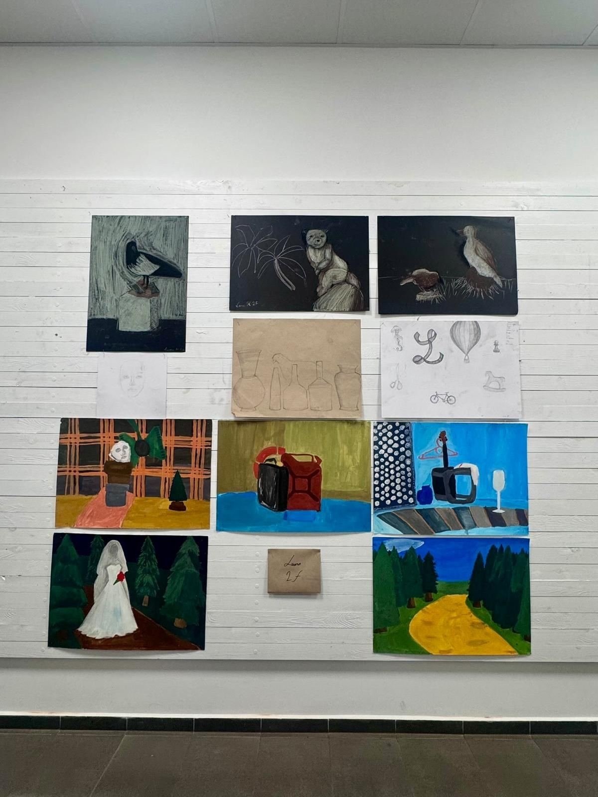 Year Portfolio, installed, installation view by Laura Kolesnikovaitė